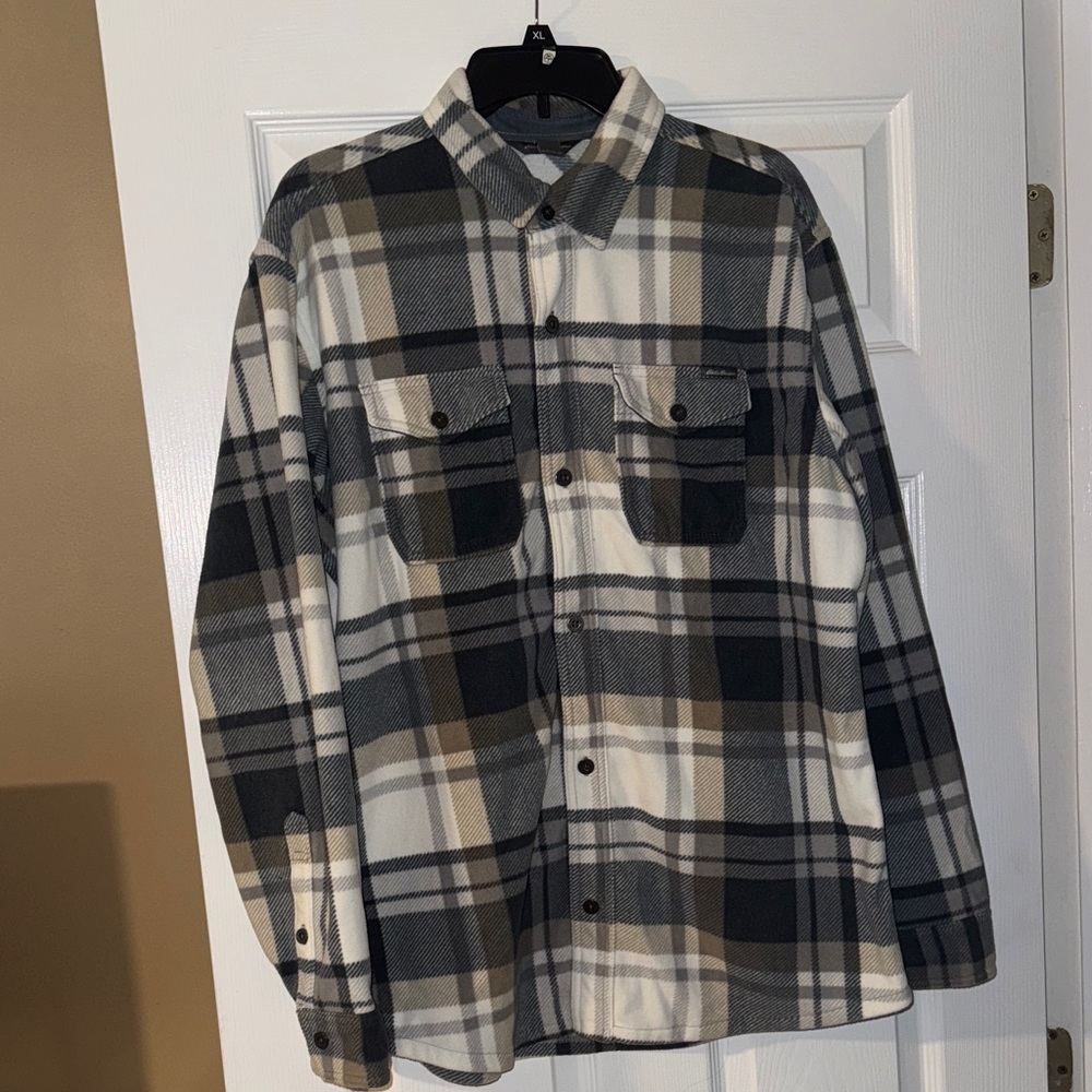 Eddie Bauer Multi-Color Plaid Shirt